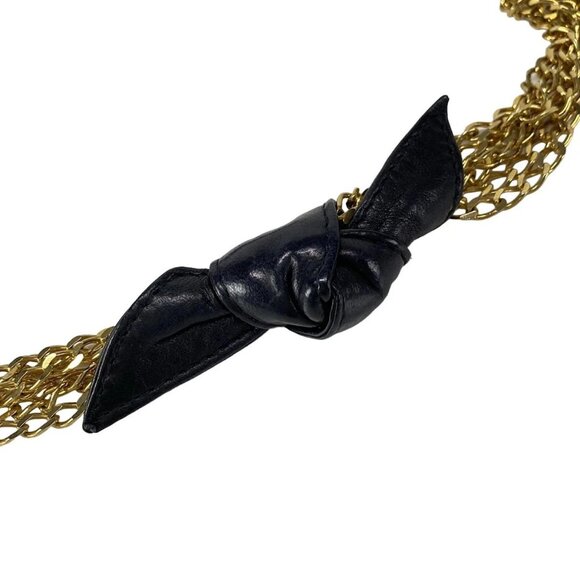 Auth CHANEL Matelasse - Black Satin Shoulder Bag Gold hardware - Picture 9 of 15